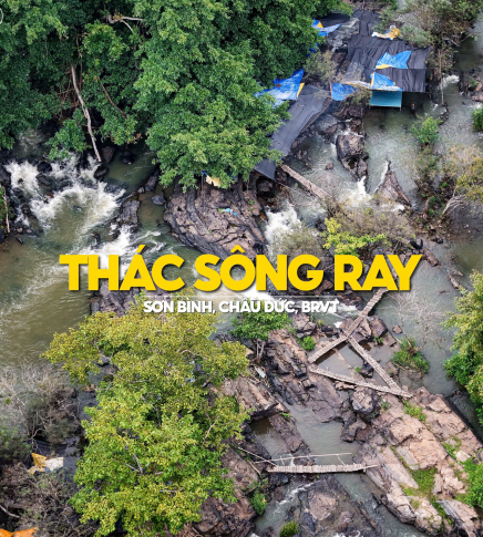 THÁC SÔNG RAY CHÂU ĐỨC: CHIÊM NGƯỠNG VẺ ĐẸP HOANG SƠ VÀ HÙNG VĨ