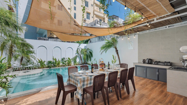 Nhà Phố Hồ Bơi Sân Vườn Vũng Tàu Bãi Sau - 45/1 Thùy Vân - VT0065