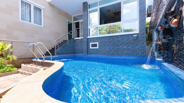 Nhà Phố Hồ Bơi Sân Vườn Vũng Tàu Bãi Sau - F5 Văn Cao - VT0622