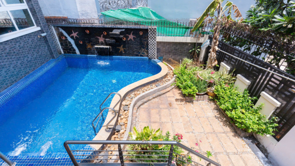 Nhà Phố Hồ Bơi Sân Vườn Vũng Tàu Bãi Sau - F5 Văn Cao - VT0622