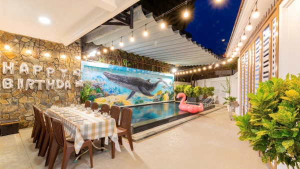 Nhà Phố Hồ Bơi Sân Vườn Vũng Tàu Bãi Sau - 91 Võ Thị Sáu - VT0662